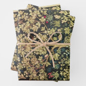 William Morris Tree of Life Floral  Art Inpakpapier Vel (In situ)