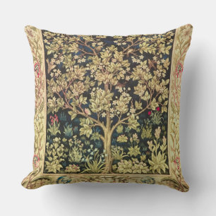 William Morris Tree of Life Floral Art Kussen
