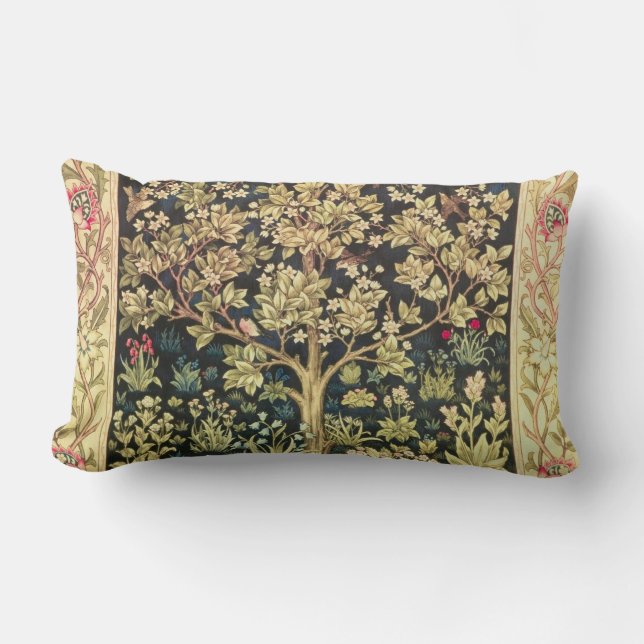 William Morris Tree of Life Floral  Art Kussen (Voorkant)