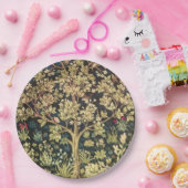 William Morris Tree of Life Floral  Art Papieren Bordje (Feest)