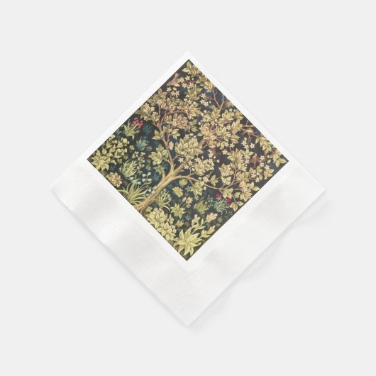 William Morris Tree of Life Floral  Art Servetten (Hoek)