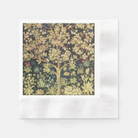 William Morris Tree of Life Floral  Art