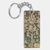 William Morris Tree of Life Floral Art Sleutelhanger (Voorkant Links)