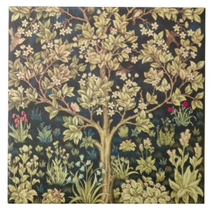 William Morris Tree of Life Floral  Art Tegeltje