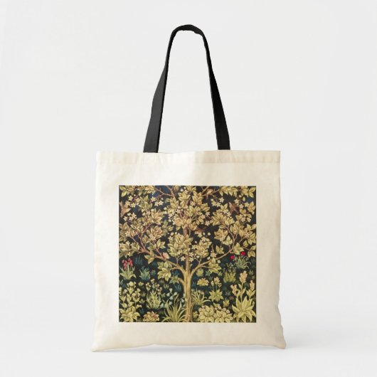 William Morris Tree of Life Floral Art Tote Bag (Voorkant)