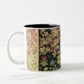 William Morris Tree of Life Floral Art Tweekleurige Koffiemok (Links)