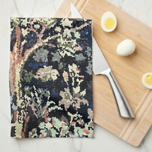 William Morris Tree of Life Kitchen Towels Theedoek (Quarter Fold)