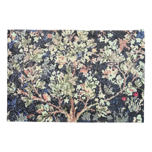 William Morris Tree of Life Kussensloop (Achterkant)