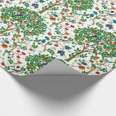 William Morris Tree of Life Pattern, Green & Multi Cadeaupapier (Hoek)