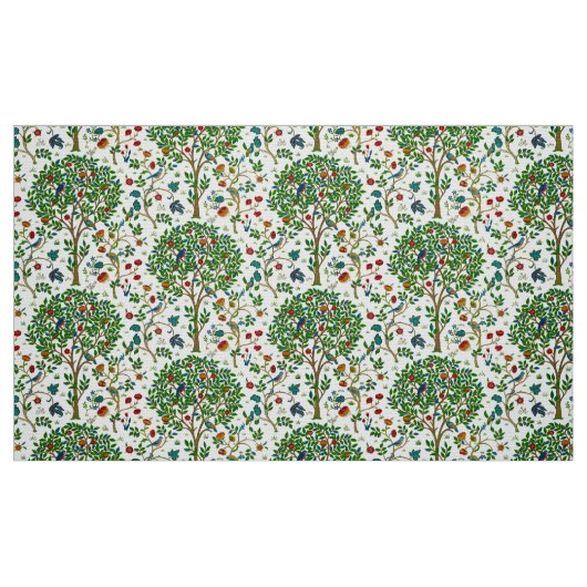 William Morris Tree of Life Pattern, Green & Multi Stof (Fat Quarter)