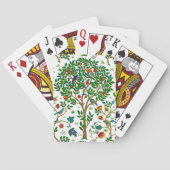 William Morris Tree of Life Pattern Pokerkaarten (Achterkant)
