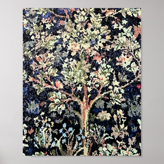 William Morris Tree of Life Poster (Voorkant)