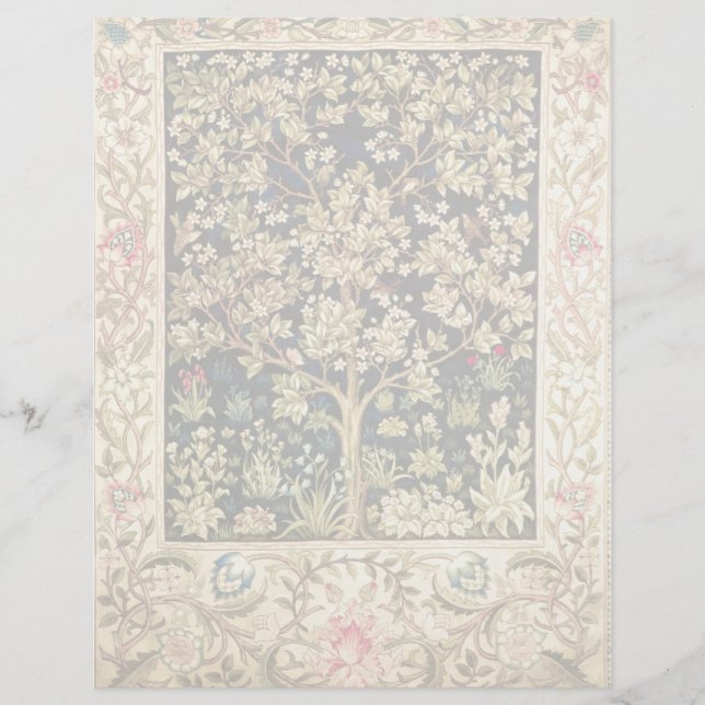 William Morris Tree of Life  pre-Raphaelite (Voorkant)