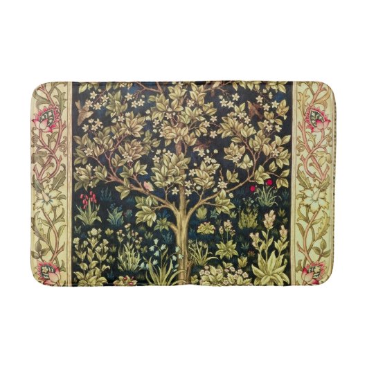 William Morris Tree of Life  pre-Raphaelite Badmat (Voorkant)