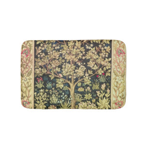 William Morris Tree of Life  pre-Raphaelite Badmat