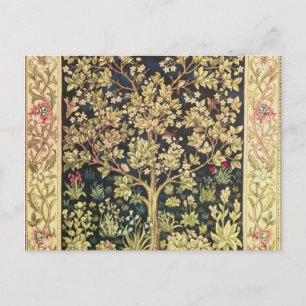 William Morris Tree of Life  pre-Raphaelite Briefkaart