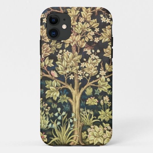 William Morris Tree of Life  pre-Raphaelite Case-Mate iPhone Case (Achterkant)