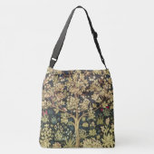 William Morris Tree of Life  pre-Raphaelite Crossbody Tas (Achterkant)