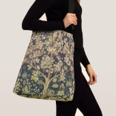 William Morris Tree of Life  pre-Raphaelite Crossbody Tas (Dichtbij)