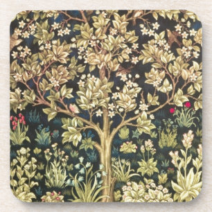 William Morris Tree of Life  pre-Raphaelite Drankjes Onderzetter