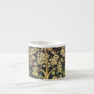 William Morris Tree of Life  pre-Raphaelite Espresso Kop