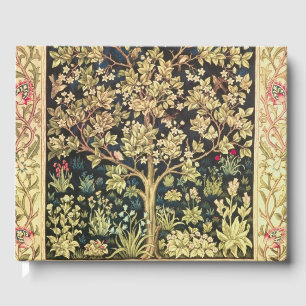William Morris Tree of Life  pre-Raphaelite Gastenboek