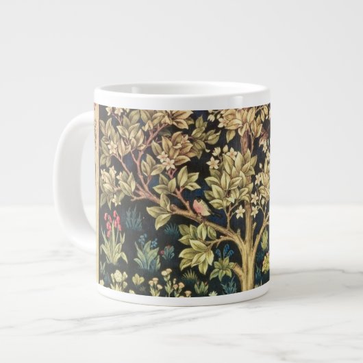 William Morris Tree of Life  pre-Raphaelite Grote Koffiekop (Links)