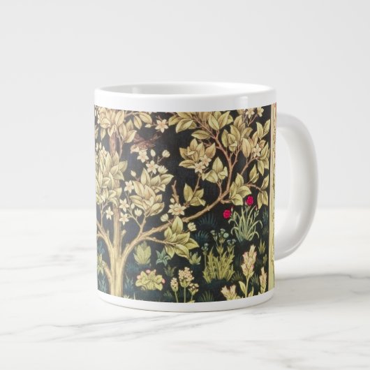 William Morris Tree of Life pre-Raphaelite Grote Koffiekop (Voorkant rechts)