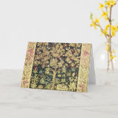 William Morris Tree of Life  pre-Raphaelite Kaart (Gele Bloem)