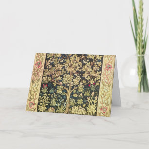 William Morris Tree of Life  pre-Raphaelite Kaart