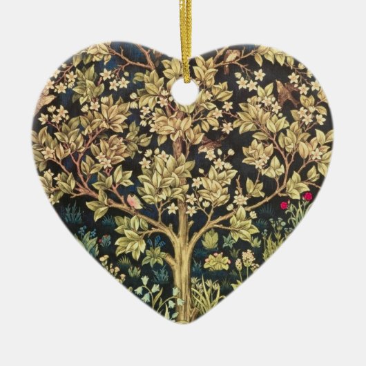 William Morris Tree of Life  pre-Raphaelite Keramisch Ornament (Voorkant)