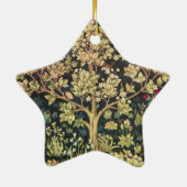 William Morris Tree of Life  pre-Raphaelite Keramisch Ornament (Achterkant)