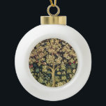 William Morris Tree of Life  pre-Raphaelite Keramische Bal Ornament<br><div class="desc">William Morris Tree of Life Floral Art William Morris was een Engelse textielontwerper, kunstenaar, schrijver en socialist die banden heeft met de Pre-Raphaelite Brotherhood en de British Arts and Crafts Movement. Hij richtte een ontwerpfirma op in samenwerking met de kunstenaar Edward Burne-Jones, en de dichter en kunstenaar Dante Gabriel Rossetti,...</div>
