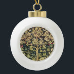 William Morris Tree of Life  pre-Raphaelite Keramische Bal Ornament<br><div class="desc">William Morris Tree of Life Floral Art William Morris was een Engelse textielontwerper, kunstenaar, schrijver en socialist die banden heeft met de Pre-Raphaelite Brotherhood en de British Arts and Crafts Movement. Hij richtte een ontwerpfirma op in samenwerking met de kunstenaar Edward Burne-Jones, en de dichter en kunstenaar Dante Gabriel Rossetti,...</div>