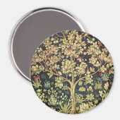 William Morris Tree of Life  pre-Raphaelite Magneet (Voorkant / Achterkant)