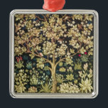 William Morris Tree of Life  pre-Raphaelite Metalen Ornament<br><div class="desc">William Morris Tree of Life Floral Art William Morris was een Engelse textielontwerper, kunstenaar, schrijver en socialist die banden heeft met de Pre-Raphaelite Brotherhood en de British Arts and Crafts Movement. Hij richtte een ontwerpfirma op in samenwerking met de kunstenaar Edward Burne-Jones, en de dichter en kunstenaar Dante Gabriel Rossetti,...</div>