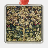 William Morris Tree of Life pre-Raphaelite Metalen Ornament (Voorkant)