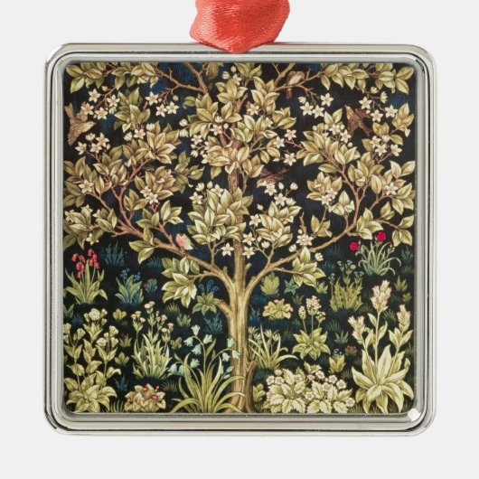 William Morris Tree of Life  pre-Raphaelite Metalen Ornament (Voorkant)