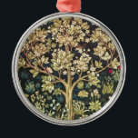William Morris Tree of Life  pre-Raphaelite Metalen Ornament<br><div class="desc">William Morris Tree of Life Floral Art William Morris was een Engelse textielontwerper, kunstenaar, schrijver en socialist die banden heeft met de Pre-Raphaelite Brotherhood en de British Arts and Crafts Movement. Hij richtte een ontwerpfirma op in samenwerking met de kunstenaar Edward Burne-Jones, en de dichter en kunstenaar Dante Gabriel Rossetti,...</div>