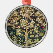 William Morris Tree of Life  pre-Raphaelite Metalen Ornament (Voorkant)