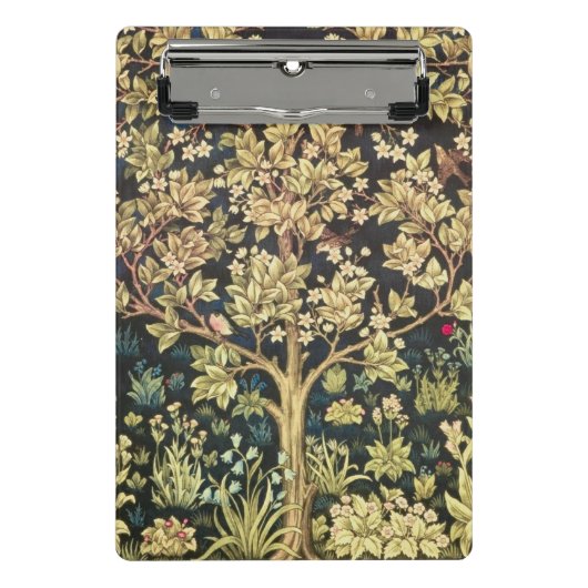 William Morris Tree of Life pre-Raphaelite Mini Klembord (Voorkant)