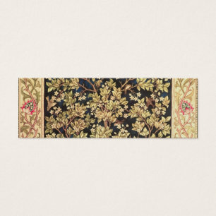 William Morris Tree of Life  pre-Raphaelite Mini Visitekaartjes