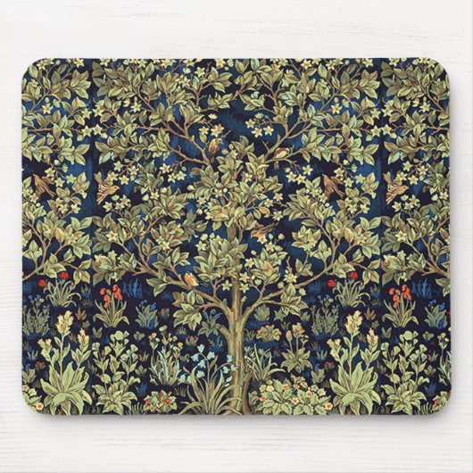 William Morris Tree of Life  pre-Raphaelite Muismat (Voorkant)