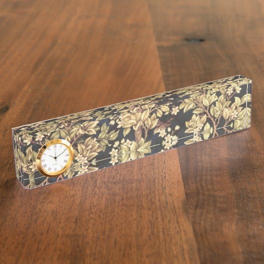 William Morris Tree of Life  pre-Raphaelite Naambordje (Zijkant)