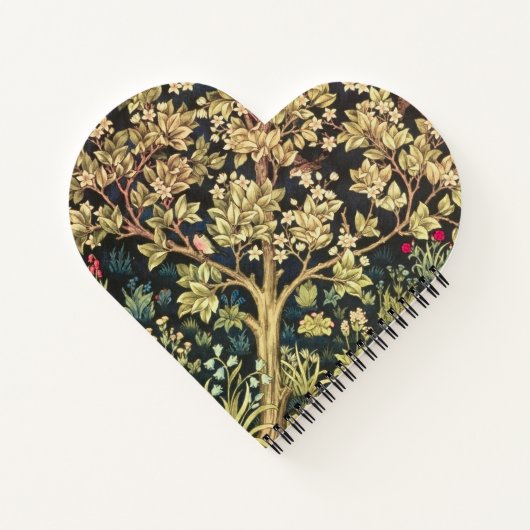 William Morris Tree of Life  pre-Raphaelite Notitieboek (Achterkant)