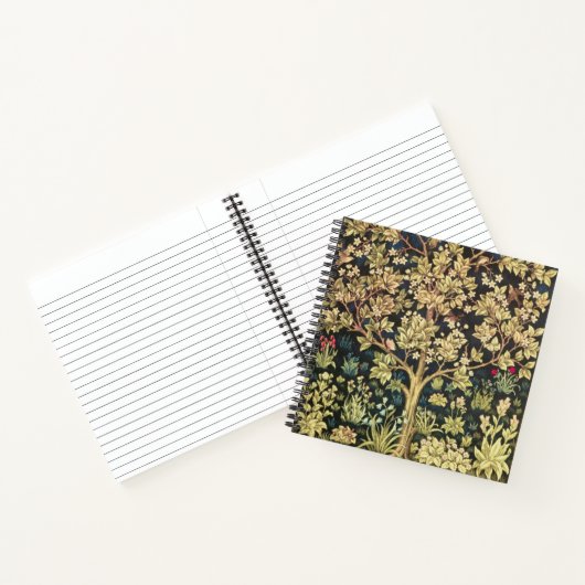 William Morris Tree of Life  pre-Raphaelite Notitieboek (Binnen)