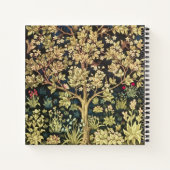 William Morris Tree of Life  pre-Raphaelite Notitieboek (Achterkant)