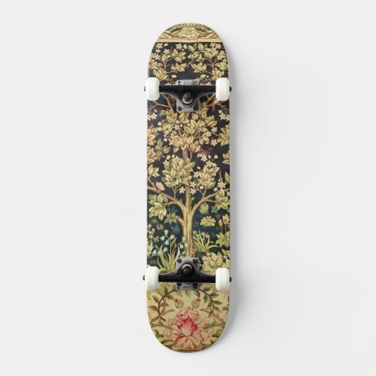 William Morris Tree of Life pre-Raphaelite Persoonlijk Skateboard (Voorkant)