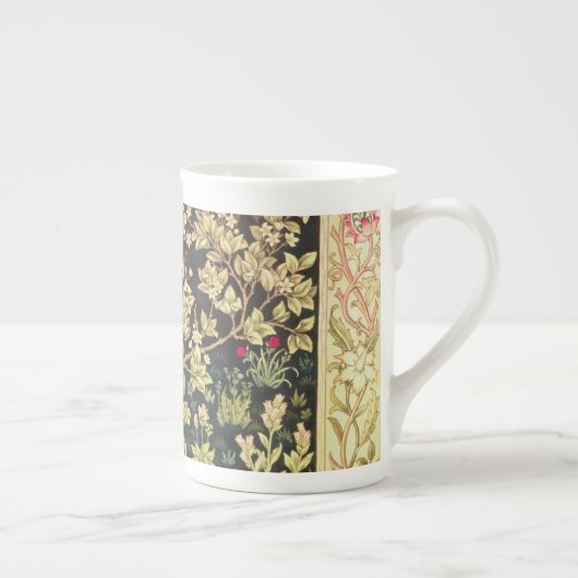 William Morris Tree of Life pre-Raphaelite Porselein Kop (Rechts)