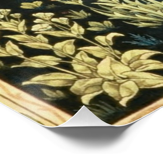 William Morris Tree of Life  pre-Raphaelite Poster (Hoek)